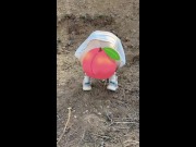 農家の巨乳黒髪熟女が野外でM字開脚オナニー｜日本人,素人,個撮,POV 7/16