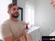 MommyBlowsBest - Plumber Gets His Pipe Sucked By Big Tittied Blonde 2/16