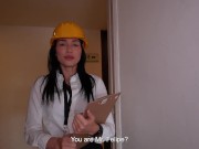 SEXY construction inspector came to my house but got a HOT CREAMPIE 1/16