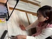 保育士のムチムチ黒髪20代女子が職場で仕事中ガン突きバックSEX｜日本人,素人,個撮,POV 1/16