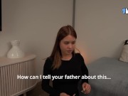 My StepSis Doesn't Know I Control Her Toy. Hardcore Horny Pussy Fucking. Dirty Talk. Taboo. POV. 3/16