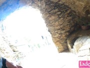 Blowjob to my horny boyfriend big dick in public Sauna 16/16