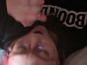 Gingerlilly gets huge facial 1/16