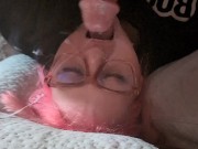 Gingerlilly gets huge facial 3/16