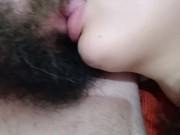 sexy kiss between naughty couple, they lick each other with lots of kisses,fetish 🫦🤤💦😚😋😚😘🤤💦 15/16