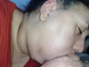 best insane ball sucking on porn hub, her blowjob is going viral because she is so good⚽️⚽️💦🤤😋🫦 14/16