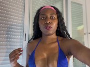 We shouldn't tell my stepmom that you saw my tits, ok? 1/16