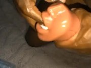 VERY TIGHT FAKE PUSSY COULDN'T FIT MY COCK 9/16