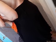 Milf pinned me hard against the fridge and fucked me hard - Lesbian_illusion 7/16