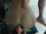 Sucking his dick while i'm fucking my ass with a dildo 7/16