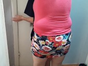 My neighbor pressed me hard against the wall and fucked me hard - IkaSmokS 14/16