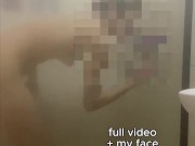 Let’s Pretend I’m Your Maid, Cleaning The Shower Glass With My Tits Like A Slut 15/16