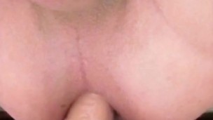 Probando mi nuevo Dildo realista, después de la universidad