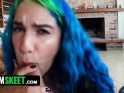 Sucking the Delivery Guy's Big Cock Will Make Her Viral ~ Free Full Scene 7/16