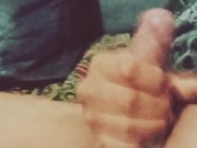 Masturbación matutina con eyaculación 1/16