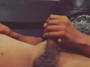 Masturbación matutina con eyaculación 6/16