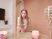 You Must Cheat On Your Husband! That`s What The Cards Say! Tarologist Fuck Her Tight Pussy 2/16