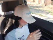 My girlfriend masturbates in my car on the way home. 3/16