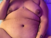 BBW Wife smoking in Missionary