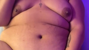 BBW Wife smoking in Missionary