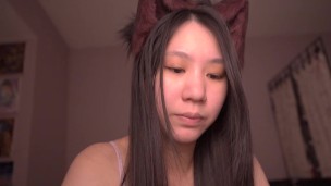 Sexy Asian Kitty te lleva al éxtasis ASMR