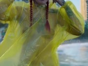 Wearing this so I don’t get wet… oops 😇💋 5/16