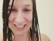 Christian Songs in the Salt Bath: Topless Shoshanna Blanca Sings 