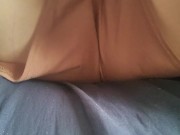 girl wets her shorts and bed 6/16