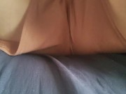 girl wets her shorts and bed 7/16