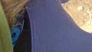 Pissing near the river / beach