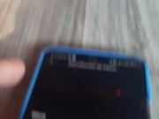 My girlfriend experiments with a vibrator in public. 4/16