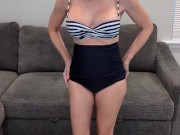 Retro Bikini and White Toes 4/16