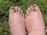 Love the sun on my feet 😍 1/16