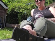 Enjoy my new slippers. 8/16