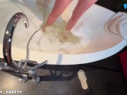 Spontaneous hot sex in the bathroom, so real & amateur 3/16