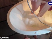 Spontaneous hot sex in the bathroom, so real & amateur 4/16