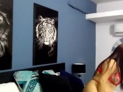 My wife sends me a hot video of herself masturbating. 2/16