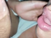 Rica Mamada profunda con mucha saliva, garganta y CUMSHOT 16/16