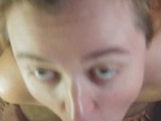 Servicing my Hungry Master till he Paints my Face with Cum!! 12/16