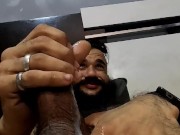 Latino Solo Toy Session – POV from Below with Masturbator 16/16