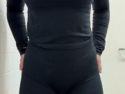 Busty Gym Girl RUBS HERSELF in the GYM BATHROOM til orgasm 1/16