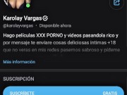 Karo Vargas antes de ser cogida - Karolay Vargas 12/16