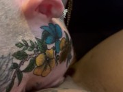 Ebony step mom told her step son to eat her fucking pussy and get her right husband gone 4/16