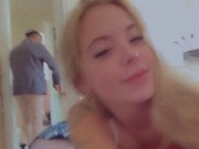 Thick Blonde Step Sister Lola Cheeks Takes Kaby Snow Deep Before Work 16/16