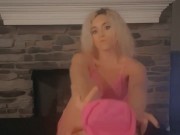 Putting On My Pink Thigh High Nylon Stockings 7/16