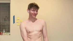 Amateur College Hung Twunk Magically Loses Clothes
