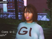 Radiation Meltdown Causes Woman's Ass, Breasts, and Belly to Grow in Public 1/16