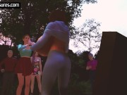 Radiation Meltdown Causes Woman's Ass, Breasts, and Belly to Grow in Public 12/16