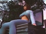 Radiation Meltdown Causes Woman's Ass, Breasts, and Belly to Grow in Public 4/16