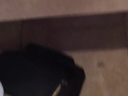 Exposure in chastity cage 10/16